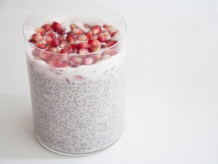 Chia Pudding with Pomegranate