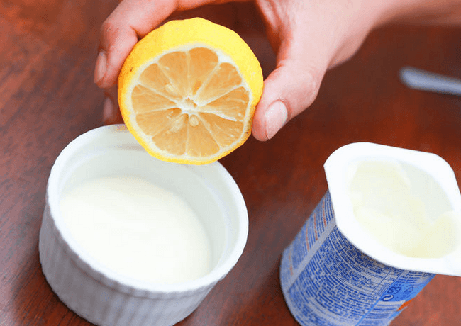 Lemon and Yogurt Face Mask