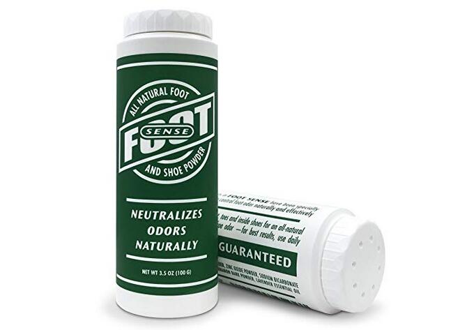 FOOT SENSE All Natural Smelly Foot & Shoe Powder