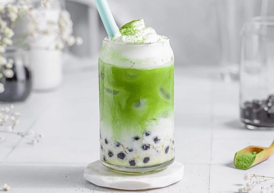 How to Make Delicious Green Milk Tea Step By Step