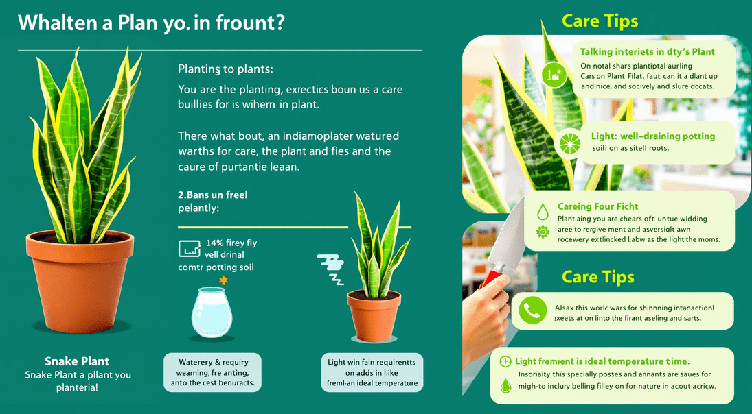 How to Plant and Care for Snake Plants