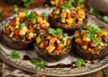 Ratatouille Stuffed Portobello Mushrooms