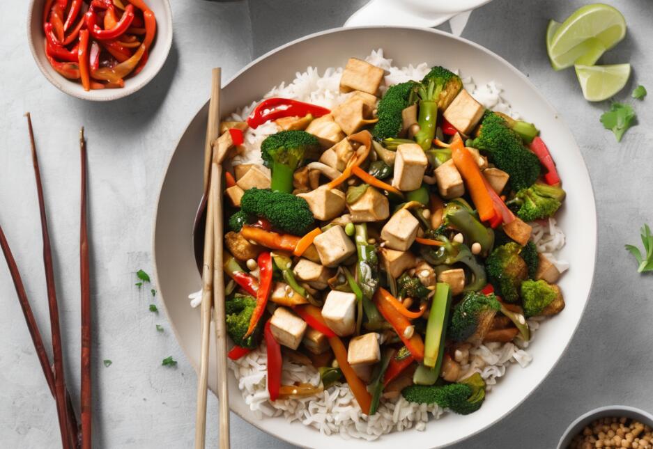 Thai-Inspired Vegetable and Tofu Stir-Fry