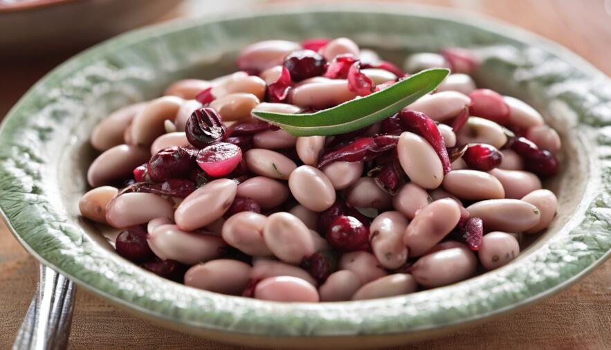 Cranberry Beans with Sage and Garlic