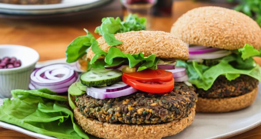 Flavorful Adzuki Bean Veggie Burgers
