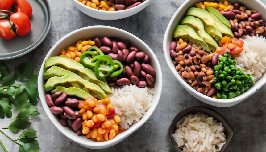 Freezer-Friendly Bean and Rice Bowls