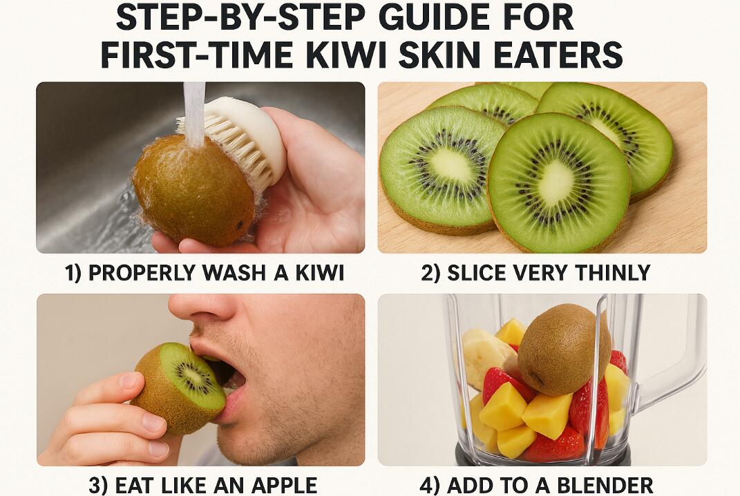 eat Kiwi with Skin