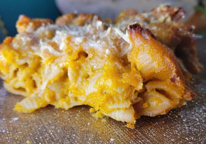 Hubbard Squash Mac and Cheese