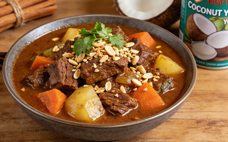 Hearty Beef Coconut Milk Curry (Massaman Inspired)