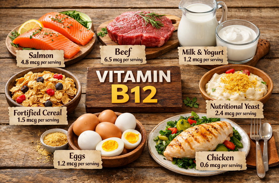 Foods High Vitamin B12