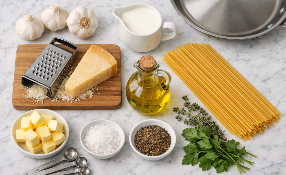 Creamy Garlic Pasta Recipe