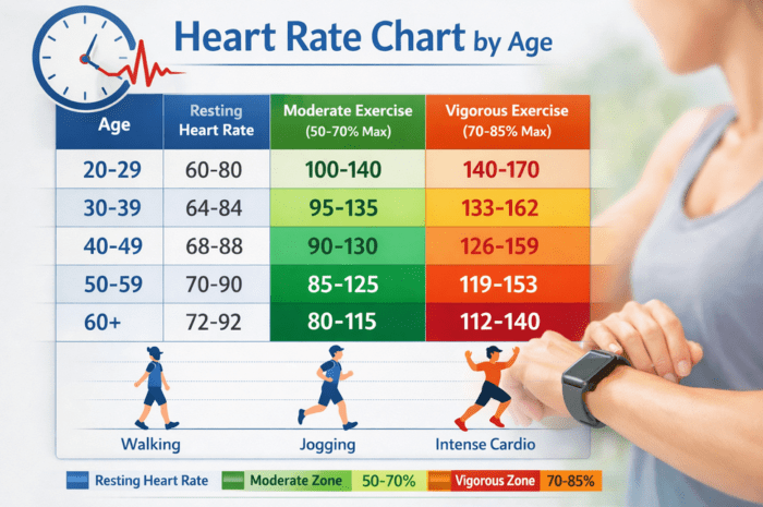 What are Normal Resting Charts and Exercising Heart Rate