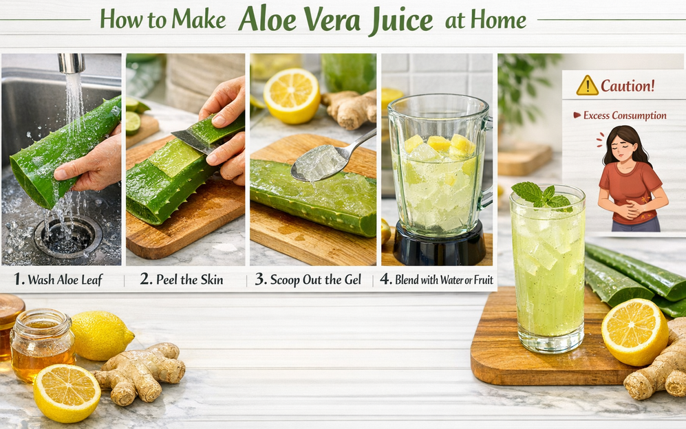 Make Aloe Vera Juice
