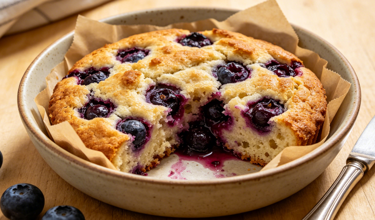 One-Bowl Blueberry Muffins