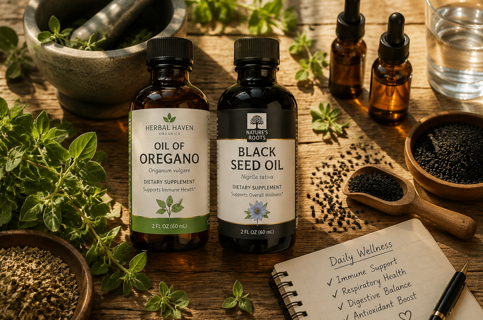 Oregano and Black Seed Oil