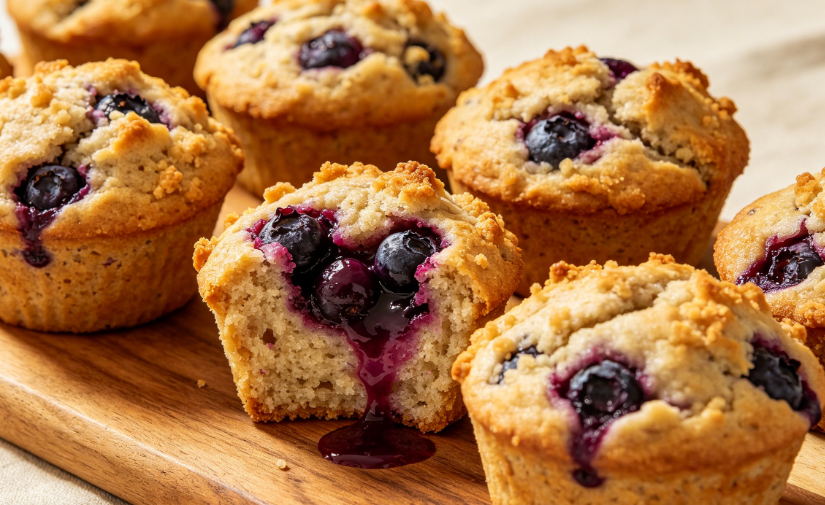 Vegan Blueberry Muffins