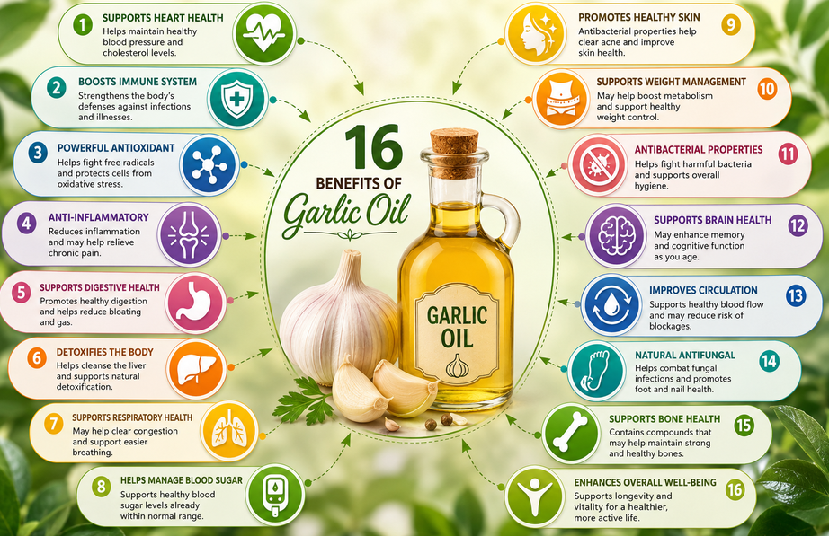 Benefits of Garlic Oil