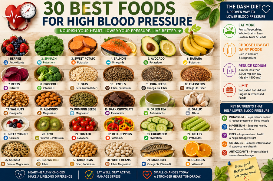 Foods for High Blood Pressure