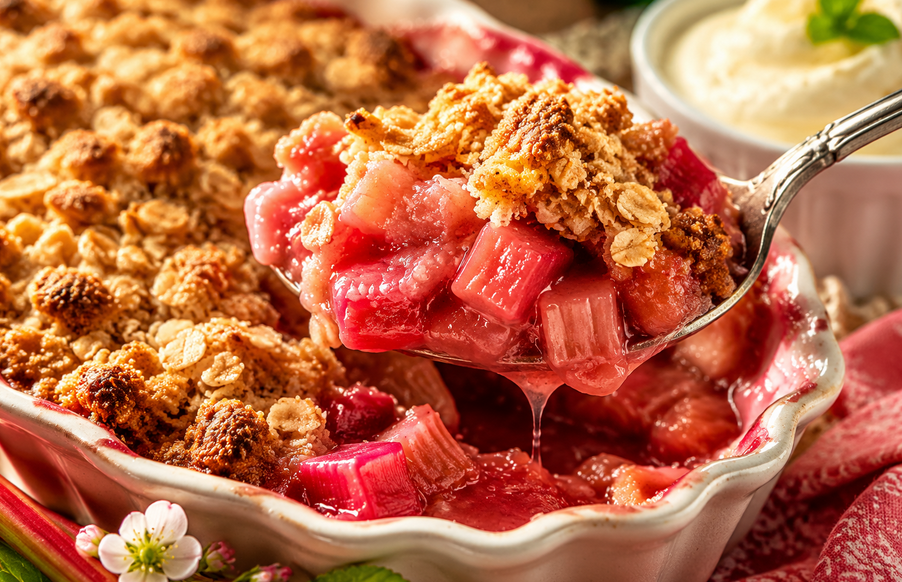 Gluten-Free Rhubarb Crisp