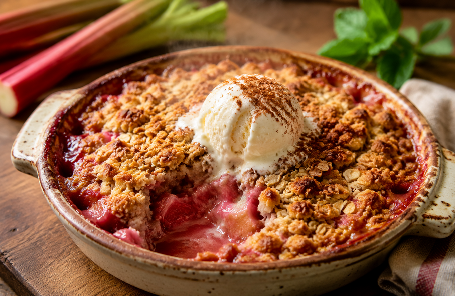 Rhubarb Crisp