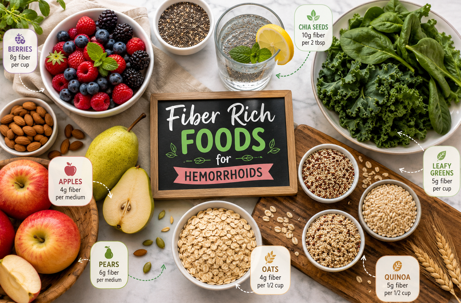 Fiber Rich Foods For Hemorrhoids