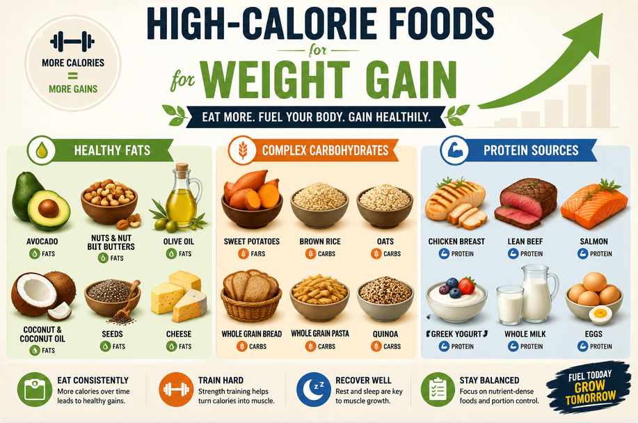High Calorie Foods for Weight Gain