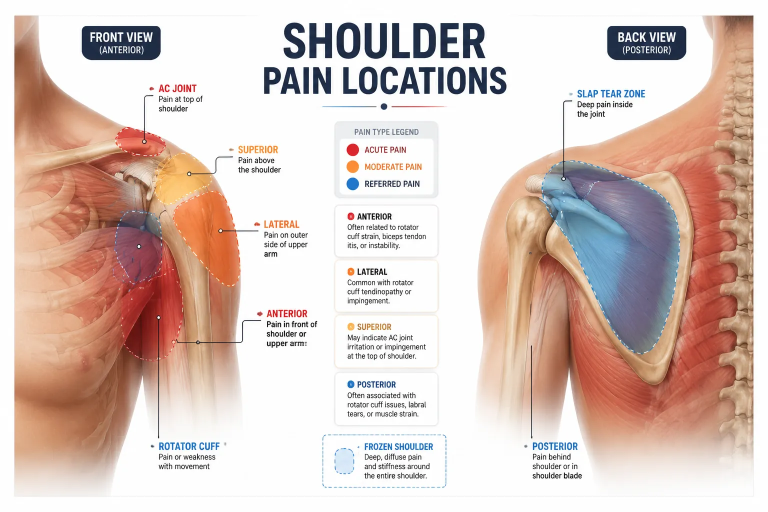 Shoulder Pain Diagnosis Chart