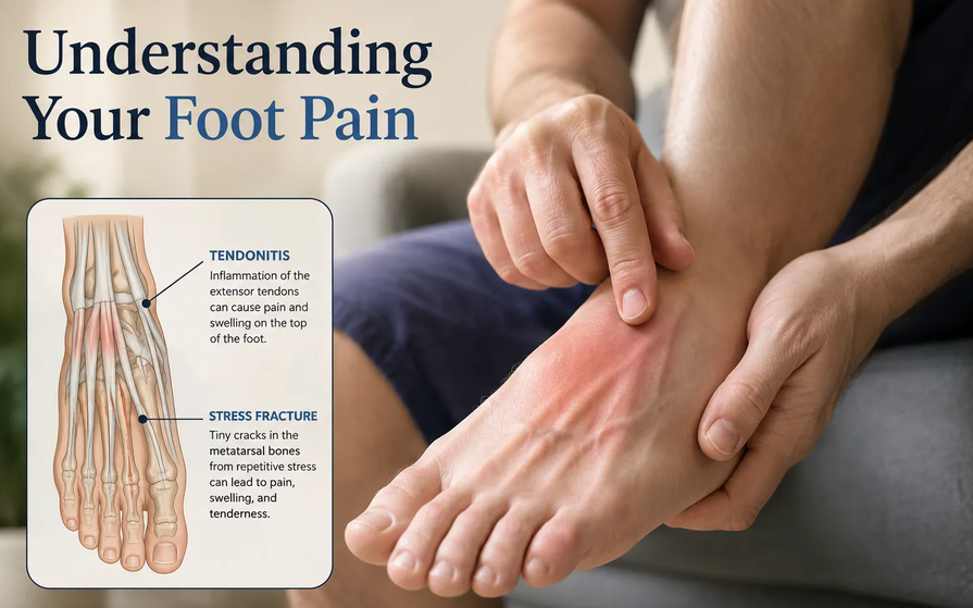 top of foot pain