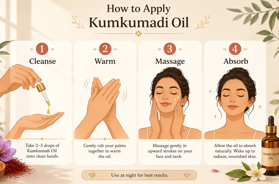 Use Kumkumadi Oil