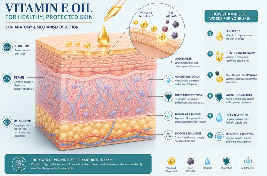 Vitamin E Oil for Skin