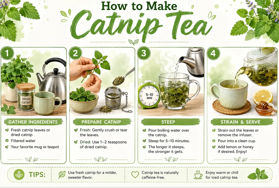 Make Catnip Tea