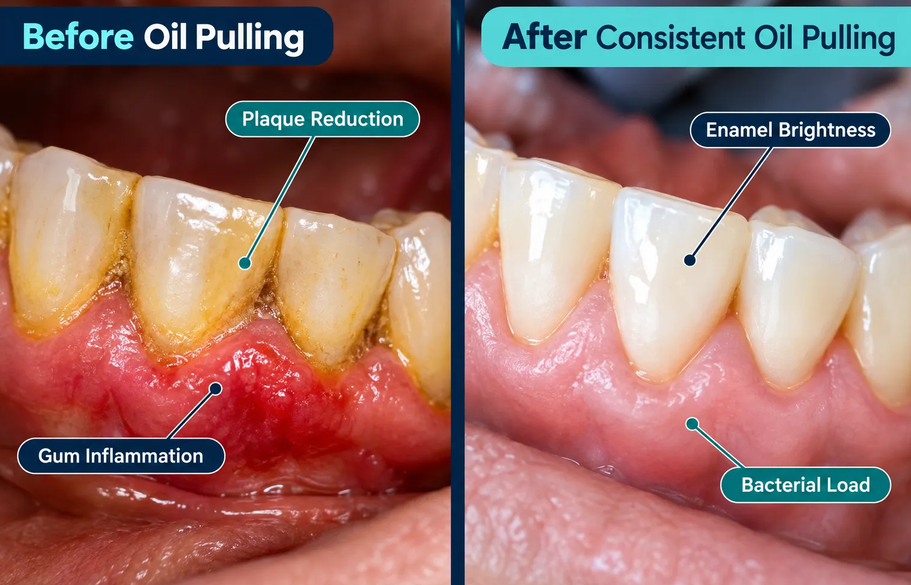 Oil Pulling with Coconut Oil